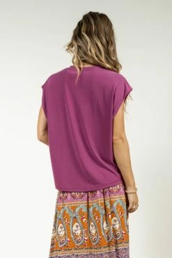 Promo π₯° LIME N CHILI Raleigh Top In Magenta - FINAL SALE π 7 LIME N CHILI Raleigh Top In Magenta - FINAL SALE