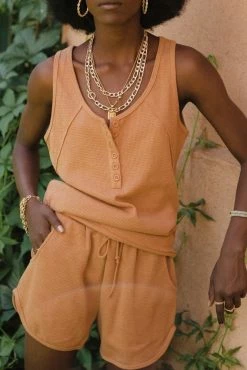 WORUI Clarice Waffle Knit Set - FINAL SALE