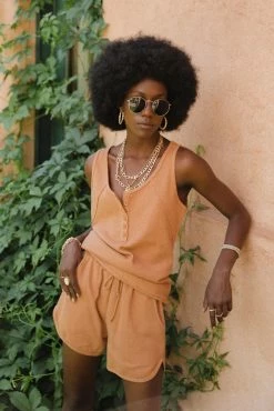 WORUI Clarice Waffle Knit Set - FINAL SALE