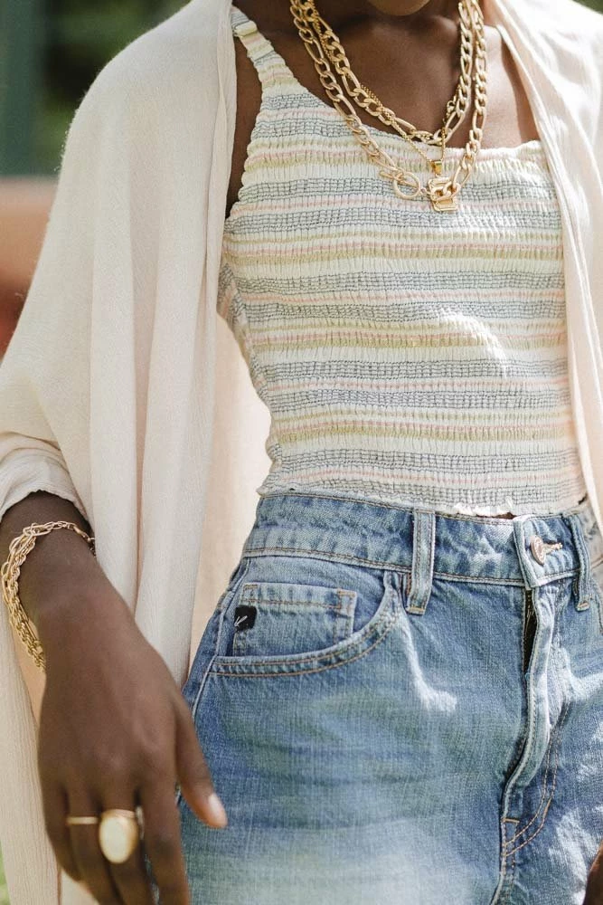 Best deal 𧨠ENDLESS BLU Kendra Cropped Tank - FINAL SALE ⨠2 ENDLESS BLU Kendra Cropped Tank - FINAL SALE