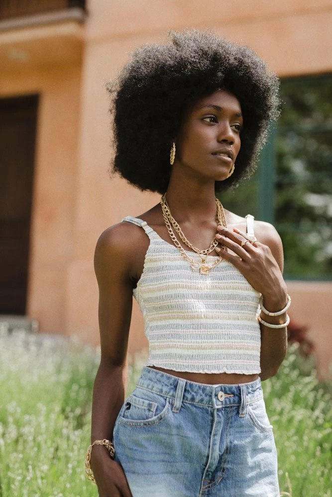 Best deal 𧨠ENDLESS BLU Kendra Cropped Tank - FINAL SALE ⨠1 ENDLESS BLU Kendra Cropped Tank - FINAL SALE