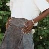 PROMESA Ethel Pleated Denim Skirt - FINAL SALE