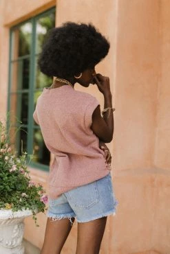 GINGER G Button Up Sweater Vest - FINAL SALE Sweaters