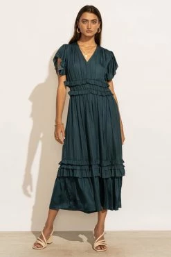 Cheapest π WORUI π Dresses Willa Ruffle π Dress In Teal β 10 WORUI Dresses Willa Ruffle Dress In Teal