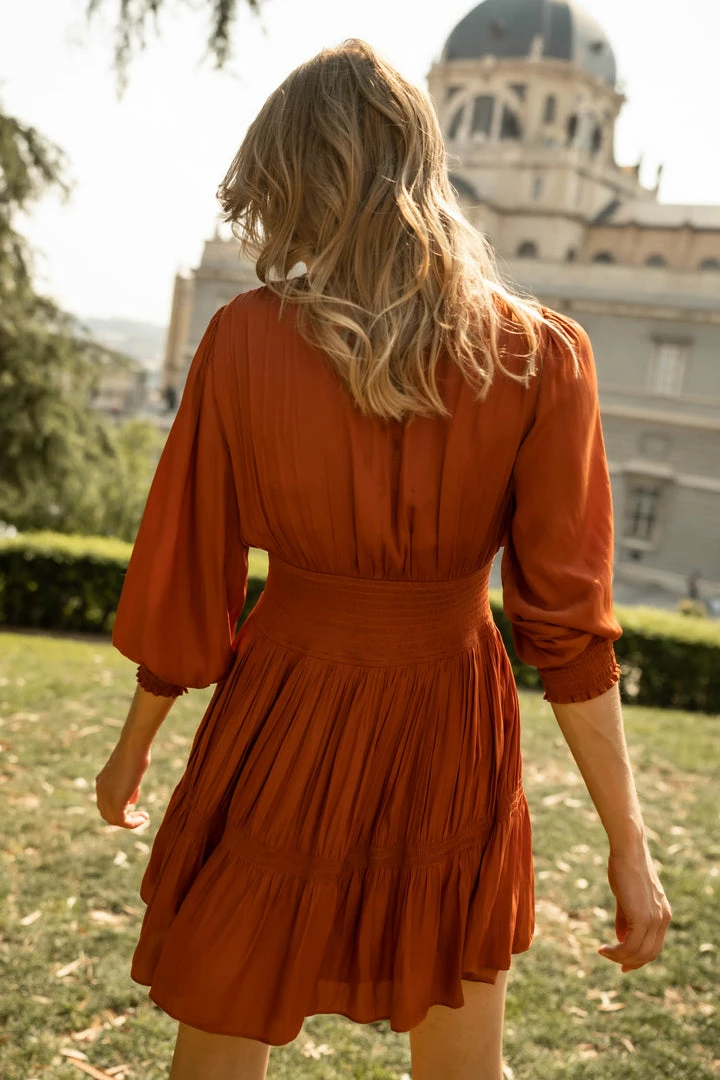 Top 10 π₯ Mustard Seed π Dresses Jill Mini π Dress In Brick - FINAL SALE β 3 Mustard Seed Dresses Jill Mini Dress In Brick - FINAL SALE