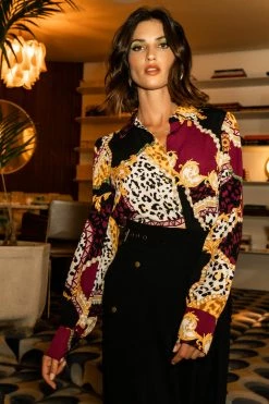 OVI Tammy Button Down Blouse - FINAL SALE