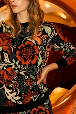 WELLMADE INC Willow Floral Top - FINAL SALE