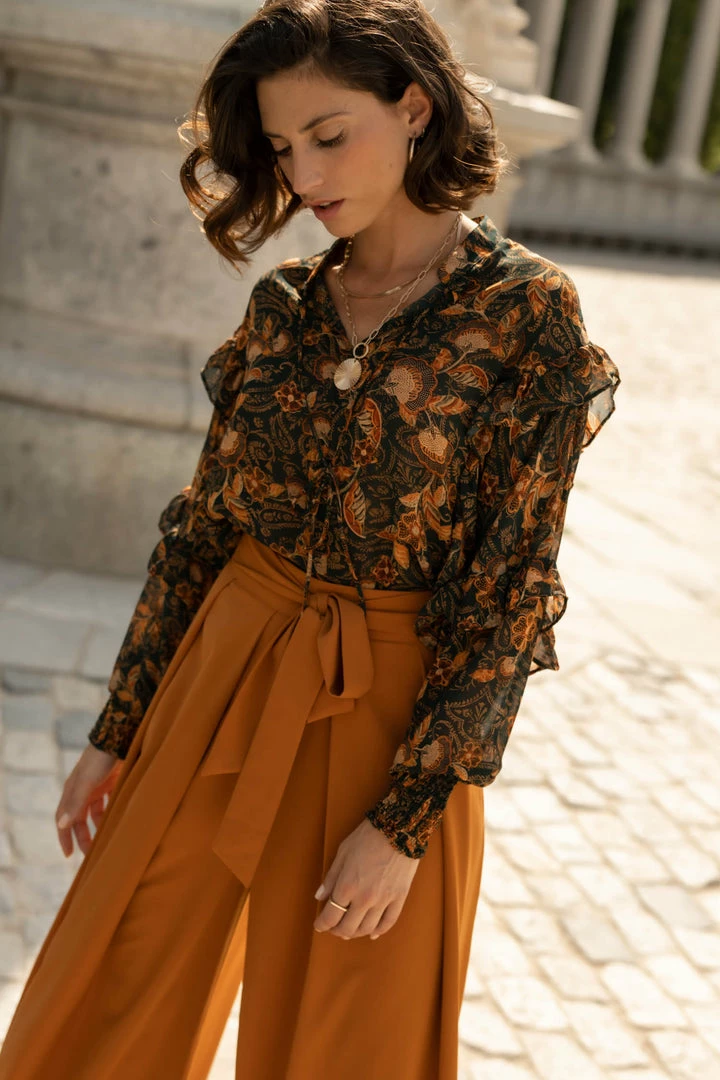 Hot Sale π ALAMIA Quinn Floral Blouse - FINAL SALE β€οΈ 3 ALAMIA Quinn Floral Blouse - FINAL SALE