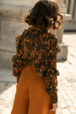 Hot Sale π ALAMIA Quinn Floral Blouse - FINAL SALE β€οΈ 9 ALAMIA Quinn Floral Blouse - FINAL SALE