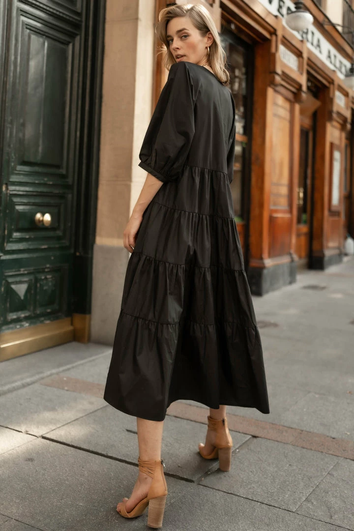 New π AARON & AMBER Carmel Maxi π Dress In Black - FINAL SALE β 4 AARON & AMBER Carmel Maxi Dress In Black - FINAL SALE