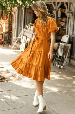 Cheapest π WORUI π Dresses Tropez Midi π Dress In Orange β 8 WORUI Dresses Tropez Midi Dress In Orange