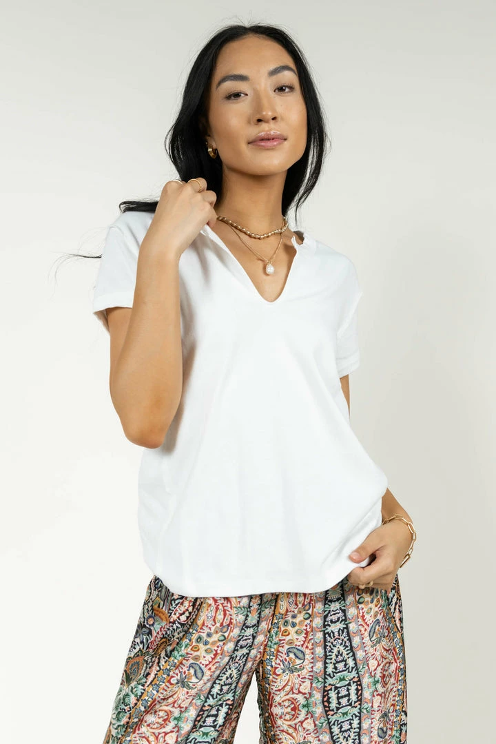 Outlet π WORUI Marissa Tee In White π 2 WORUI Marissa Tee In White