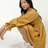AARON & AMBER Dresses Ellison Mini Dress In Mustard - FINAL SALE