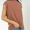 LIME N CHILI Raleigh Top In Brick - FINAL SALE