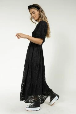 WELLMADE INC Santana Dress In Black - FINAL SALE