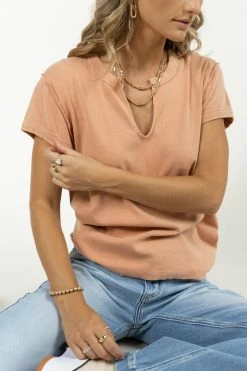 WORUI Marissa Tee In Peach