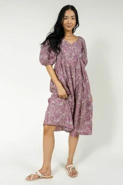 MILLIBON POLYMOND DK INC Lonnie Midi Dress - FINAL SALE