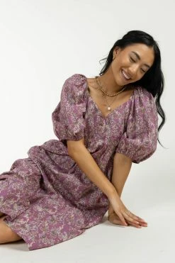 MILLIBON POLYMOND DK INC Lonnie Midi Dress - FINAL SALE