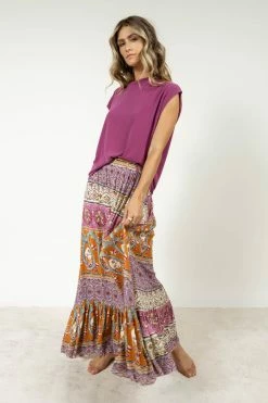 Best Sale π MILLIBON POLYMOND DK INC Wynn Maxi π Skirt - FINAL SALE π 10 MILLIBON POLYMOND DK INC Wynn Maxi Skirt - FINAL SALE