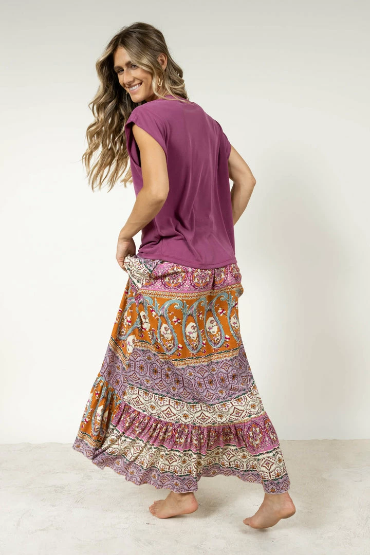 Best Sale π MILLIBON POLYMOND DK INC Wynn Maxi π Skirt - FINAL SALE π 6 MILLIBON POLYMOND DK INC Wynn Maxi Skirt - FINAL SALE