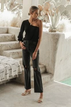 GINGER G Izzie Single Shoulder Top - FINAL SALE Tops