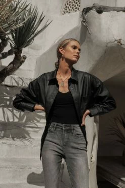 Kancan Patricia Vegan Leather Jacket - FINAL SALE