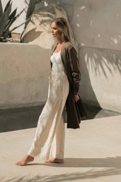 WORUI Suni Duster Cardigan In Olive - FINAL SALE