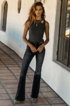 SINA Addison Tank Top In Olive - FINAL SALE