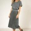 SINA Adaline Midi Dress In Olive - FINAL SALE