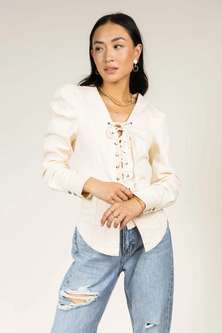 Deals โค๏ธ SINA Micah Top In Cream - FINAL SALE ๐ 3 SINA Micah Top In Cream - FINAL SALE