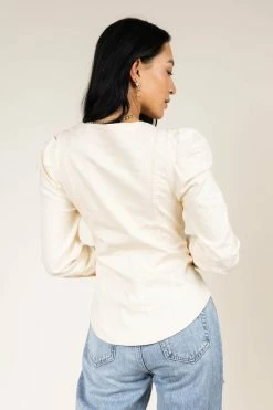 Deals โค๏ธ SINA Micah Top In Cream - FINAL SALE ๐ 10 SINA Micah Top In Cream - FINAL SALE