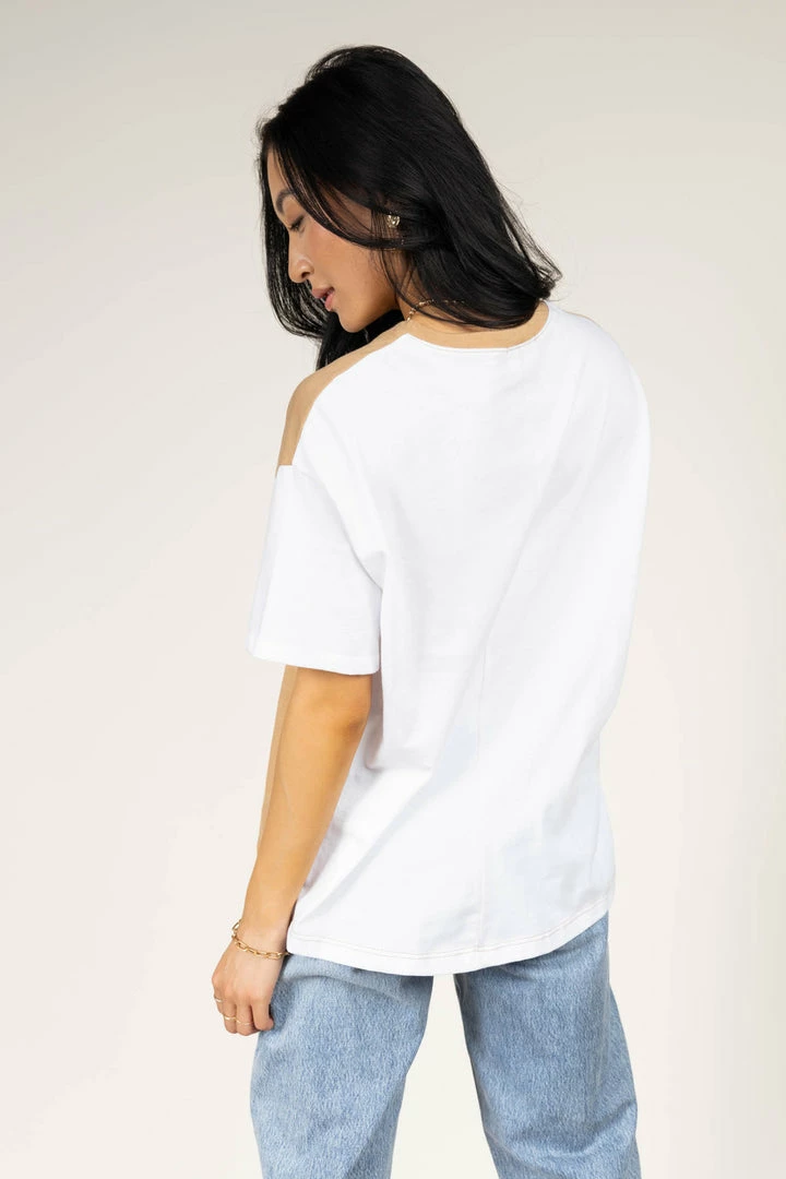 Deals π Tres Bien Brenna Tee In Tan Tops π 4 Tres Bien Brenna Tee In Tan Tops