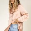 FUN 2 FUN Keagan Button Up In Blush - FINAL SALE
