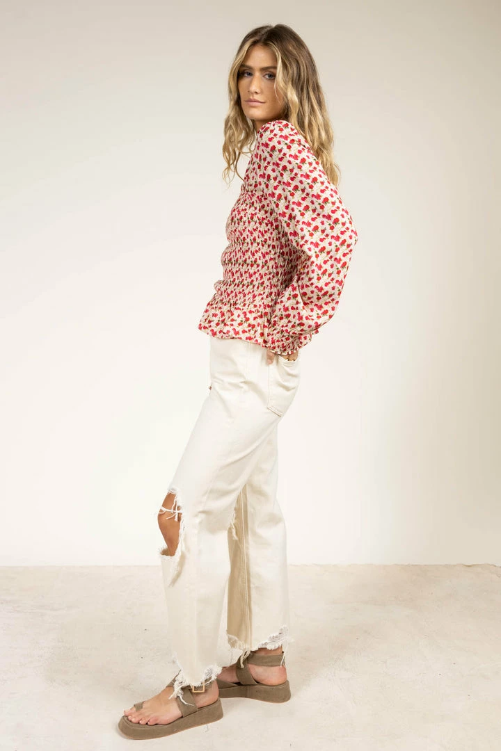 Wholesale π SINA Emery Smocked Blouse Tops π 4 SINA Emery Smocked Blouse Tops