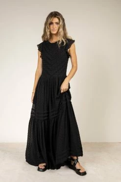 SINA Ulysses Maxi Dress In Black - FINAL SALE