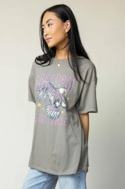 SWEET CLAIRE Freedom Graphic Tee - FINAL SALE