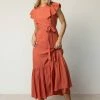 WORUI Kasey Maxi Dress In Terracotta - FINAL SALE