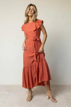 WORUI Kasey Maxi Dress In Terracotta - FINAL SALE