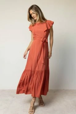 WORUI Kasey Maxi Dress In Terracotta - FINAL SALE
