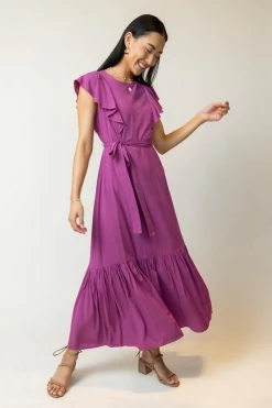 WORUI Dresses Kasey Maxi Dress In Magenta