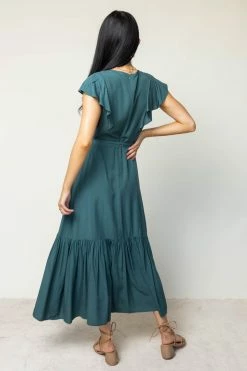 WORUI Kasey Maxi Dress In Teal Dresses