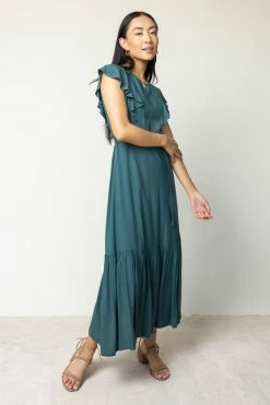 WORUI Kasey Maxi Dress In Teal Dresses