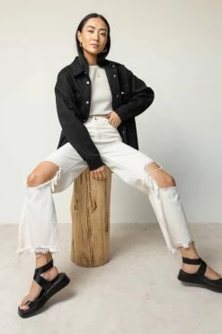 Hot Sale ๐ HYFVE Lake Faux Suede Shacket - FINAL SALE ๐ฅฐ 8 HYFVE Lake Faux Suede Shacket - FINAL SALE