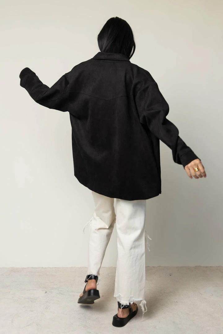 Hot Sale ๐ HYFVE Lake Faux Suede Shacket - FINAL SALE ๐ฅฐ 3 HYFVE Lake Faux Suede Shacket - FINAL SALE