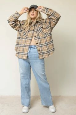 LIME N CHILI Tops Montana Shacket