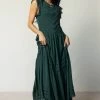 SINA Ulysses Maxi Dress In Hunter Green - FINAL SALE