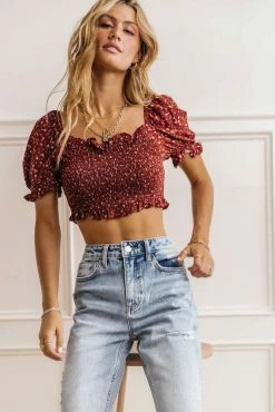 DRESS FORUM Natasha Floral Top - FINAL SALE