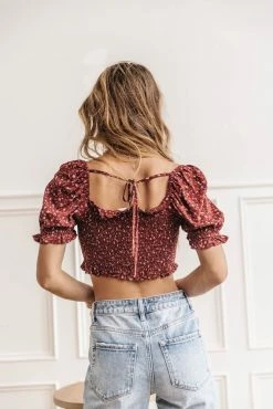 DRESS FORUM Natasha Floral Top - FINAL SALE