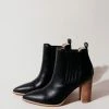FREE SOUL/MIRACLE MILE Finley Heeled Boots In Black - FINAL SALE
