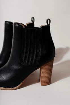 FREE SOUL/MIRACLE MILE Shoes Finley Heeled Boots In Taupe - FINAL SALE